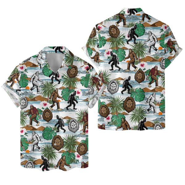 Bigfoot Hawaiian Shirt, Summer For Men and Women Jezsport.com