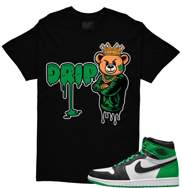 Jordan 1 High OG Lucky Green Shirt, Drip Tee Matching Lucky Green 1s Jezsport.com