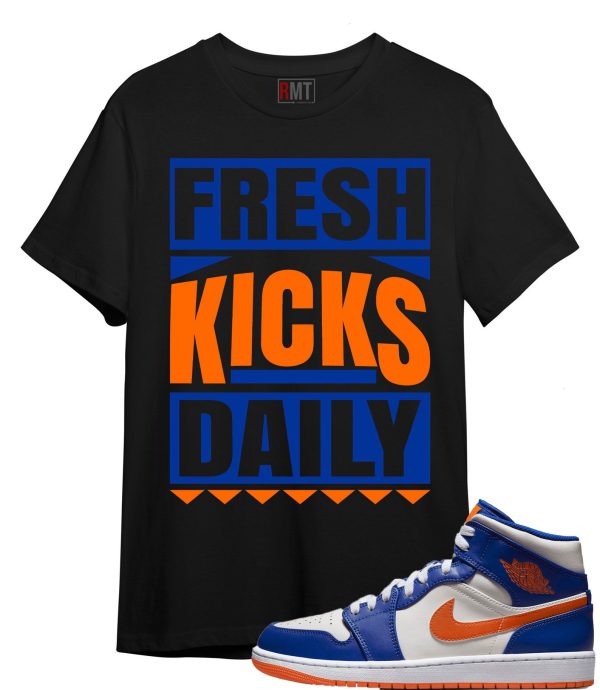 Jordan 1 Phantom Rush Orange Shirts, Fresh Kicks Shirt Matching Jordan 1Game Royal Jezsport.com