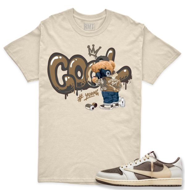 Travis Low Reverse Mocha 1s Matching Shirt "Cool Bear" Jezsport.com