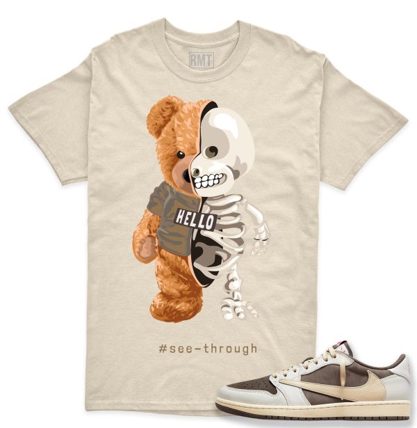 Travis Low Reverse Mocha 1s Matching Shirt "Bear skeleton" Jezsport.com