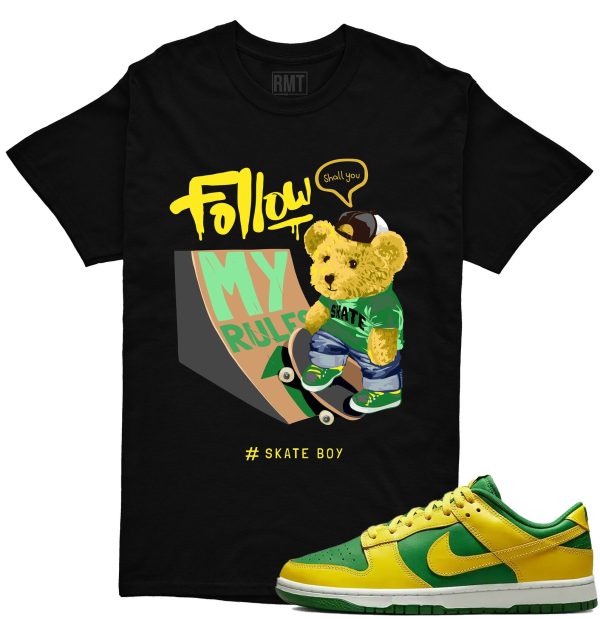 Dunk Low Reverse Brazil Unisex T-shirt, Skate Boy Shirt Matching Dunk Low Reverse Brazil Jezsport.com