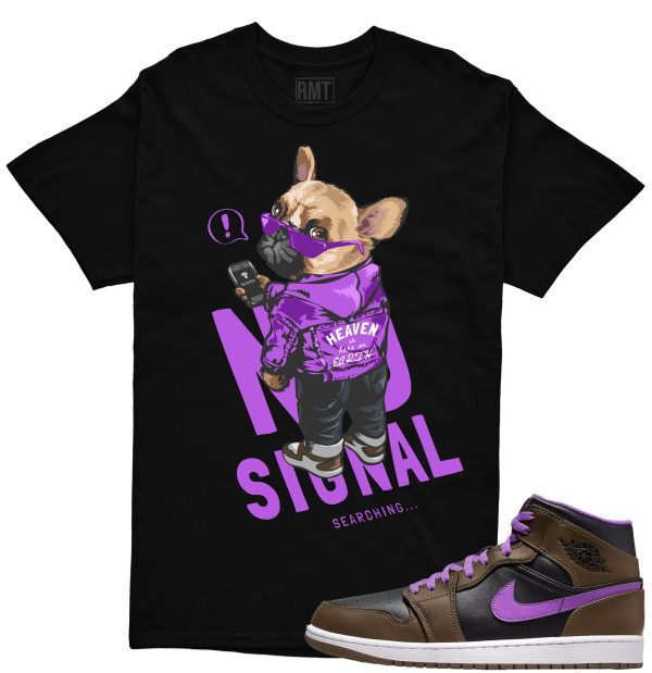 Jordan 1 Palomino Shirts - No Signal Shirt Matching Jordan 1 Mid Palomino Wild Berry Jezsport.com