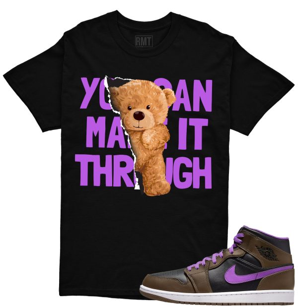 Jordan 1 Palomino Shirts - Shirt Matching Jordan 1 Mid Palomino Wild Berry Jezsport.com