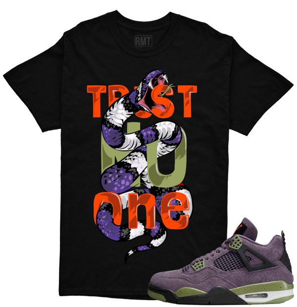 Jordan 4 Canyon Purple Matching Shirts, Trust No One Shirt Matching Canyon Purple 4s Jezsport.com