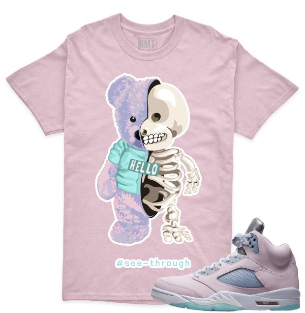 Easter 5s Matching Shirt, Bear skeleton Shirt Matching Jordan 5 Easter Jezsport.com