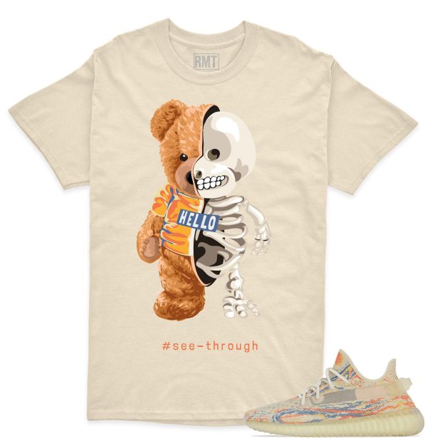 Yeezy 350 V2 MX Oat Matching Shirts "Bear skeleton" Jezsport.com