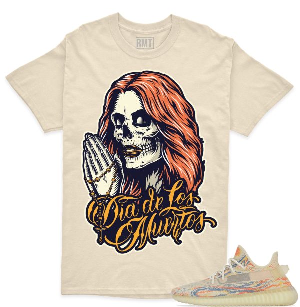 Yeezy 350 V2 MX Oat Matching Shirts "Day of the Dead" Jezsport.com