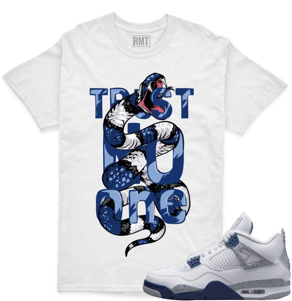 Midnight Navy 4s shirts, Trust No One Shirt Matching Jordan 4 Midnight Navy Jezsport.com