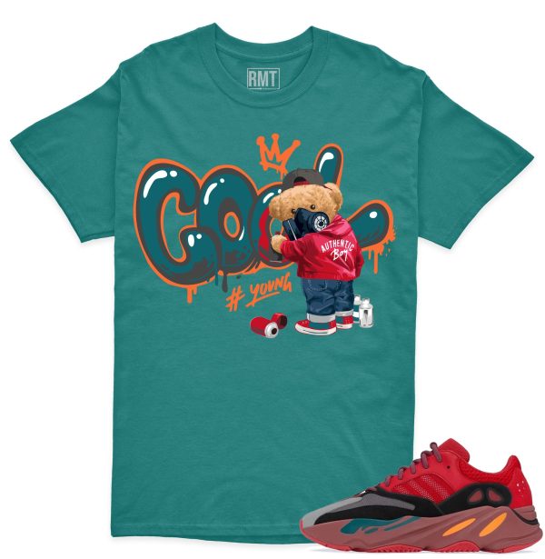 Yeezy 700 Hi-Res Red shirts, Cool Bear Shirt Matching 700 Hi Res Red Jezsport.com