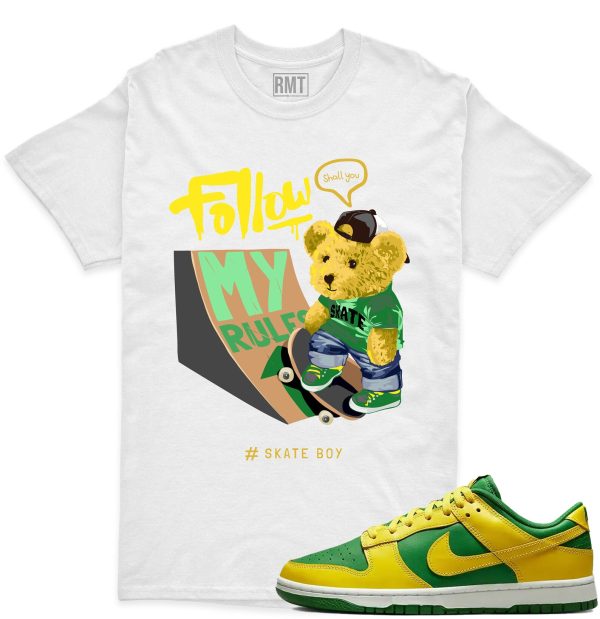 Dunk Low Reverse Brazil Unisex T-shirt, Skate Boy Shirt Matching Dunk Low Reverse Brazil Jezsport.com