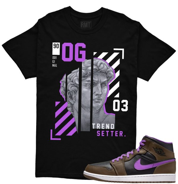 Jordan 1 Palomino Shirts - Trend Setter Shirt Matching Jordan 1 Mid Palomino Wild Berry Jezsport.com