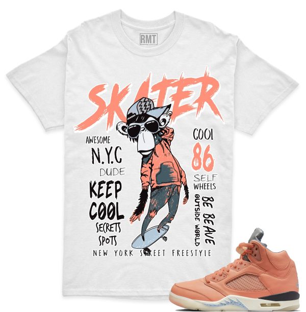 DJ Khaled 5s Matching Shirts, Skater Shirt Matching Jordan 5 Crimson Bliss Jezsport.com