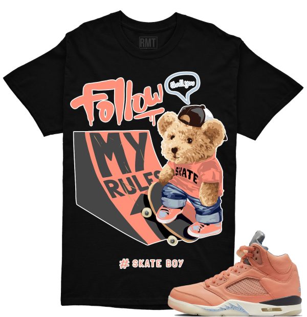 DJ Khaled 5s Matching Shirts, Skate Boy Shirt Matching Jordan 5 Crimson Bliss Jezsport.com