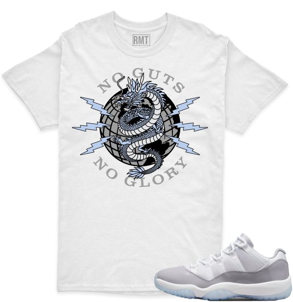 Jordan 11 Low Cement Grey Unisex T-Shirt, No Guts Shirt Matching Cement Grey 11s Jezsport.com