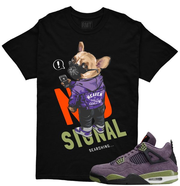 Jordan 4 Canyon Purple Matching Shirts, No Signal Shirt Matching Canyon Purple 4s Jezsport.com