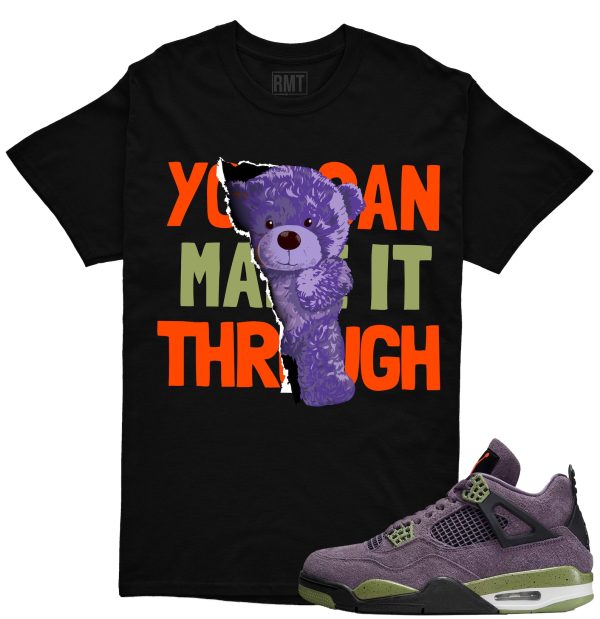 Jordan 4 Canyon Purple Matching Shirts, Bear Toy Shirt Matching Canyon Purple 4s Jezsport.com