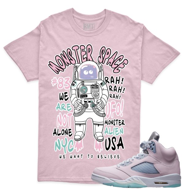 Easter 5s Matching Shirt, Monster Space Shirt Matching Jordan 5 Easter Jezsport.com