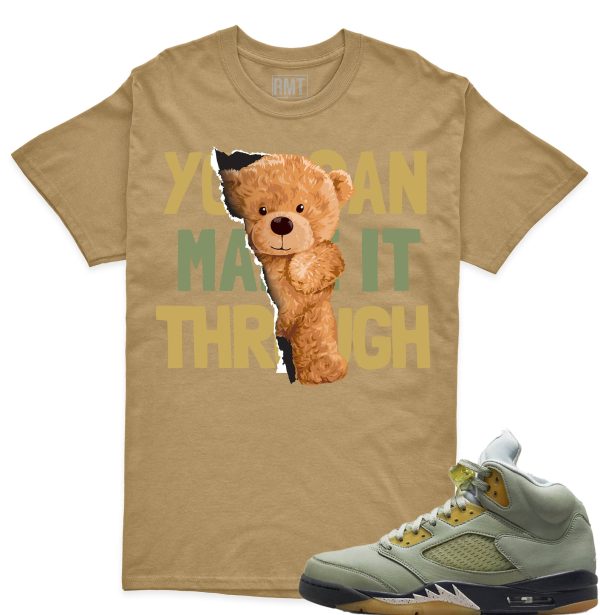 Jade Horizon 5s Matching Shirts, Teddy Bear Shirt Matching Jordan 5 Jade Horizon Jezsport.com