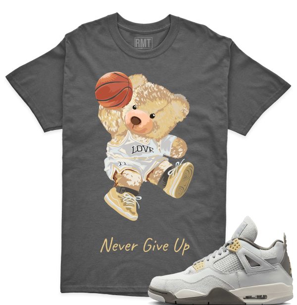 Craft 4s Matching Shirts, Never Give Up Shirt Matching Jordan 4 Craft Jezsport.com