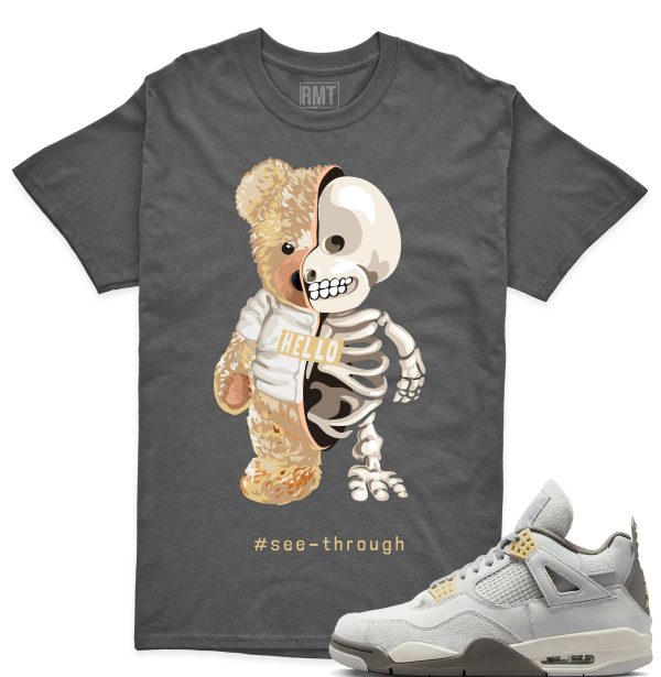 Craft 4s Matching Shirts, Bear skeleton Shirt Matching Jordan 4 Craft Jezsport.com