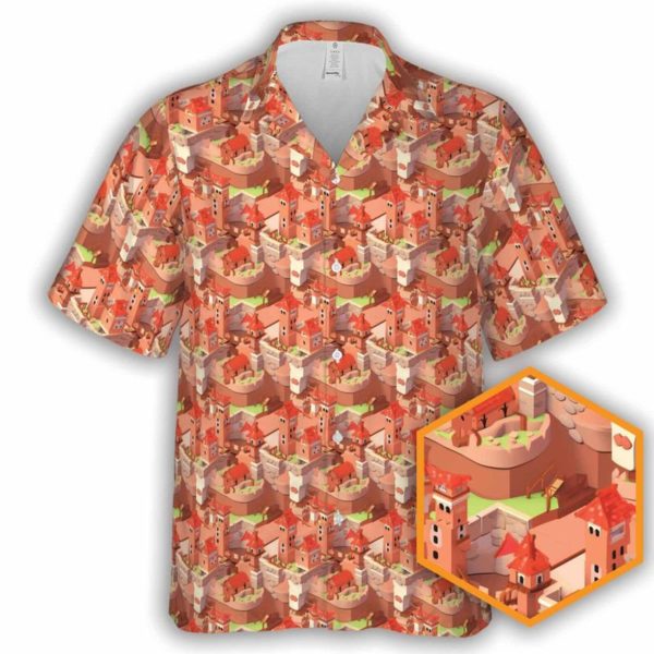 Castle Map RPG Dnd Game Hawaiian Shirt, Summer Shirt For Men and Women Jezsport.com