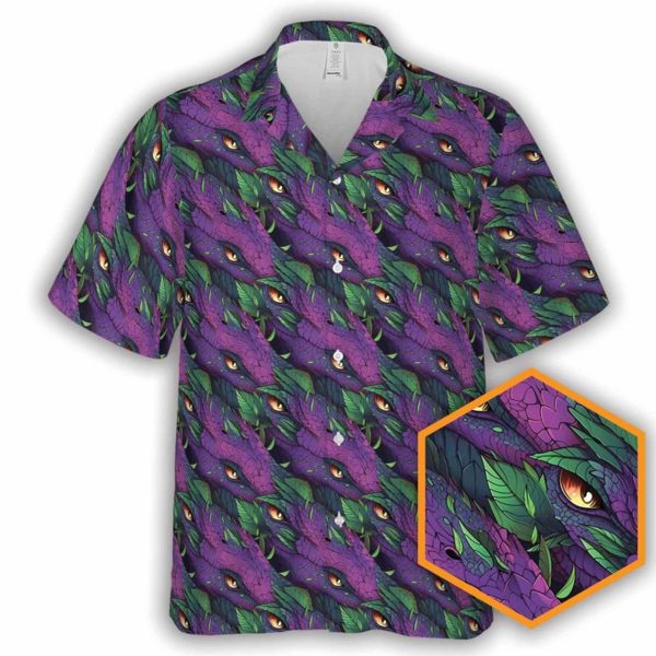 Dragon Camouflage RPG Dnd Game Hawaiian Shirt, Summer Shirt For Men and Women Jezsport.com