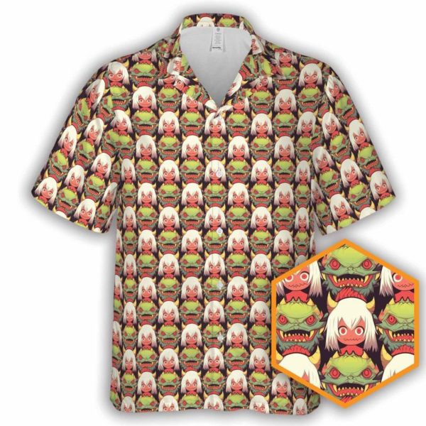 Anime Tiki Demons RPG Dnd Game Hawaiian Shirt, Summer Shirt For Men and Women Jezsport.com