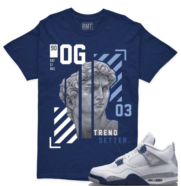 Midnight Navy 4s shirts, Trend Setter Shirt Matching Jordan 4 Midnight Navy Jezsport.com