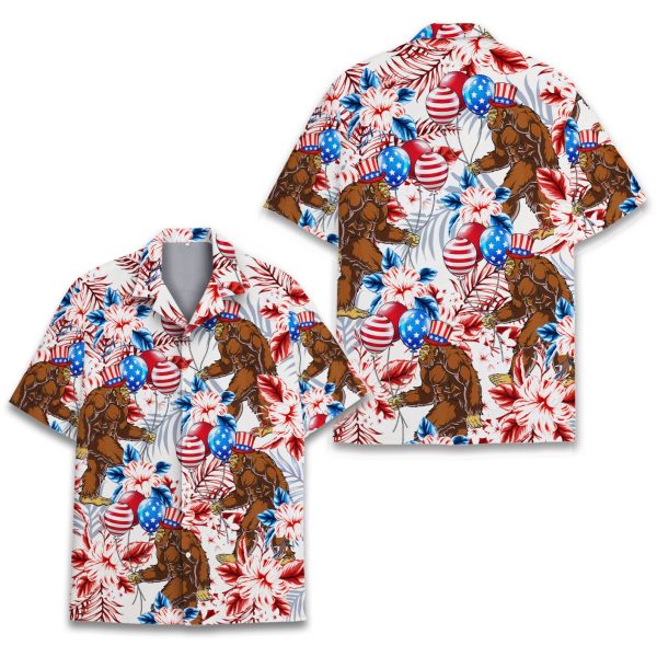 Tropical Bigfoot Hawaiian Shirt, Summer Shirt For Men and Women Jezsport.com