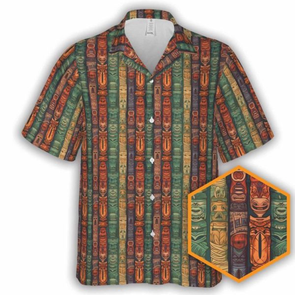 Tiki Stripes RPG Dnd Game Hawaiian Shirt, Summer Shirt For Men and Women Jezsport.com