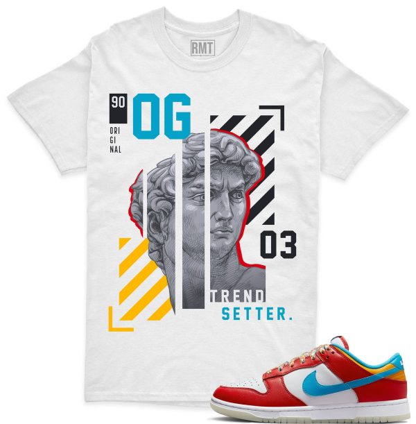 Fruity Pebbles Dunk Matching Shirts, Trend Setter Matching Dunk Low QS LeBron James Fruity Pebbles Jezsport.com