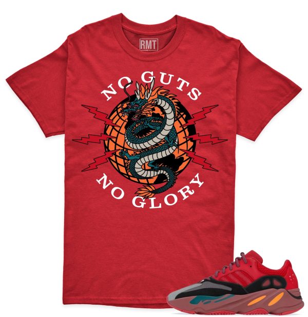 Yeezy 700 Hi-Res Red shirts, No Guts Shirt Matching 700 Hi Res Red Jezsport.com