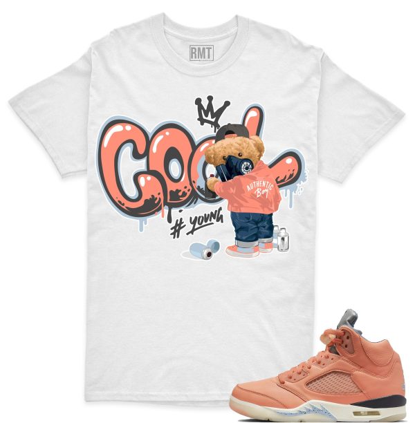 DJ Khaled 5s Matching Shirts, Cool Bear Shirt Matching Jordan 5 Crimson Bliss Jezsport.com