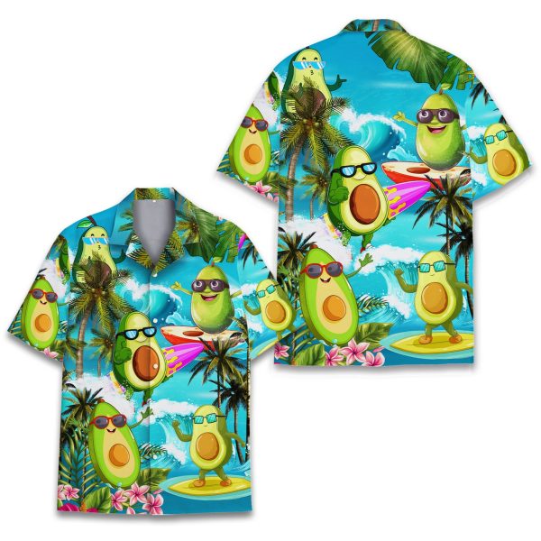 Avocado Hawaiian Shirt, Summer For Men and Women Jezsport.com