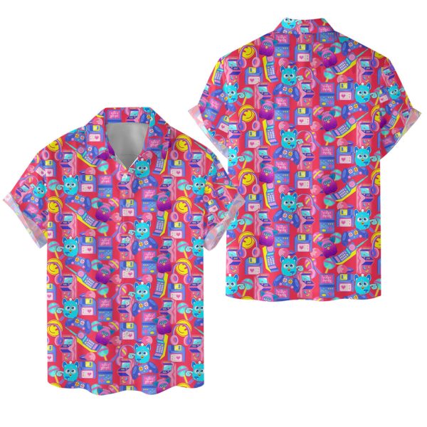 90s Nostalgia Pattern Hawaiian Shirt, Summer For Men and Women Jezsport.com