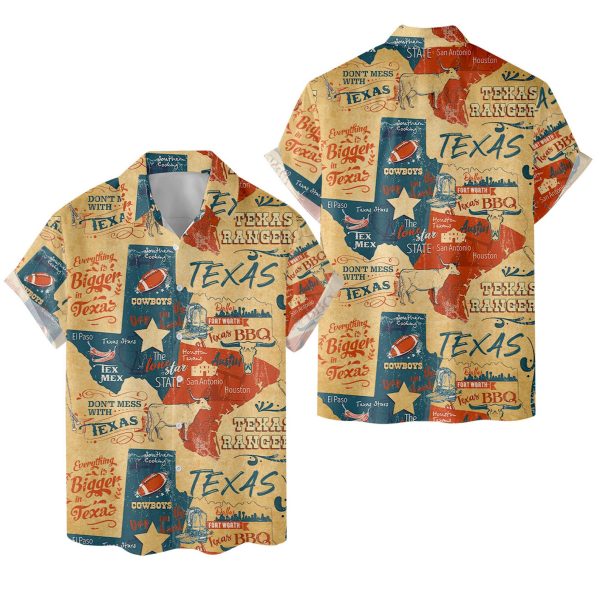 Texas Hawaiian Shirt, Summer Shirt For Men and Women Jezsport.com