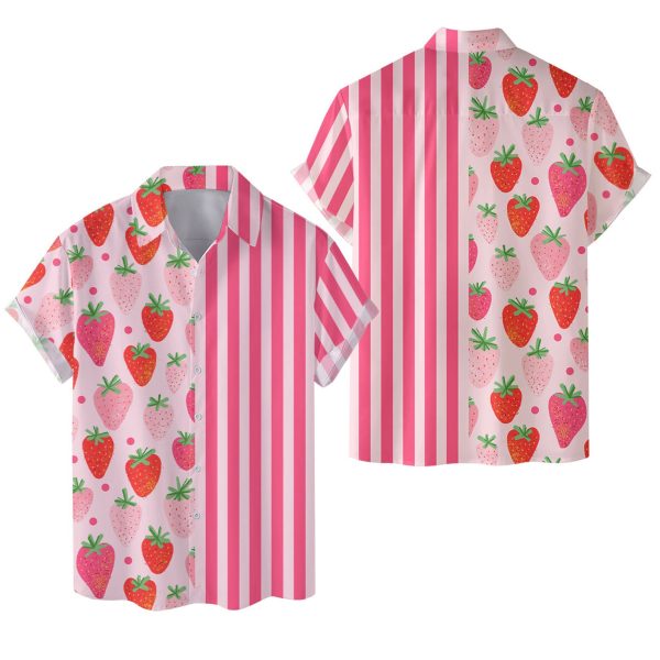 Strawberry Hawaiian Shirt, Summer Shirt For Men and Women Jezsport.com