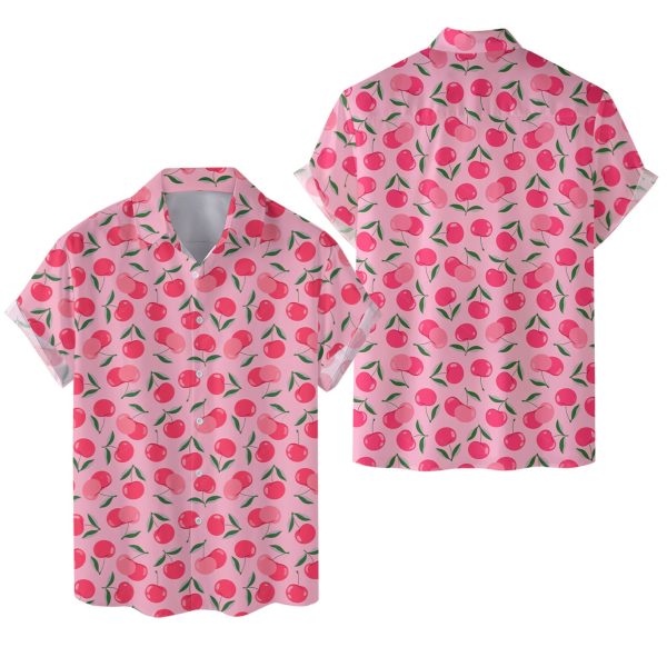 Cherry Hawaiian Shirt, Summer For Men and Women Jezsport.com