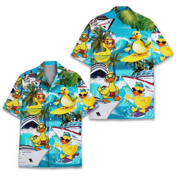 Tropical Duck Hawaiian Shirt, Summer Shirt For Men and Women Jezsport.com