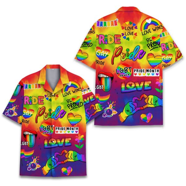 LGBTQ Pride Hawaiian Shirt, Summer Shirt For Men and Women Jezsport.com