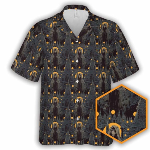 Nyarlathotep Cthulhu Button-Up Hawaiian Shirt, Summer Shirt For Men and Women Jezsport.com