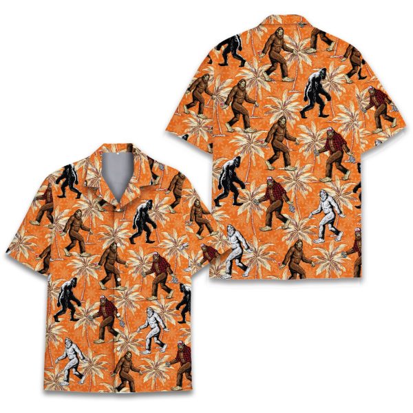 Bigfoot Hawaiian Shirt, Summer For Men and Women Jezsport.com