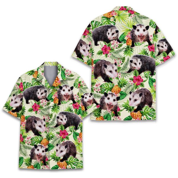 Tropical Opossum Hawaiian Shirt, Summer For Men and Women Jezsport.com