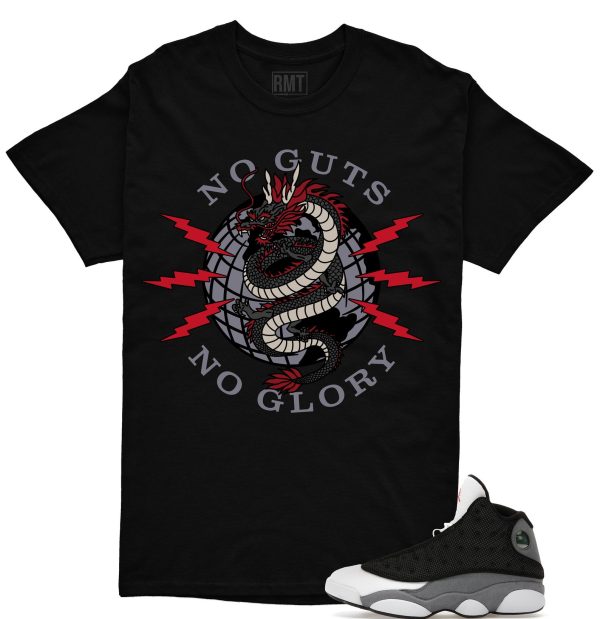 Jordan 13 Black Flint Matching Shirts, No Guts Matching Black Flint 13s Jezsport.com