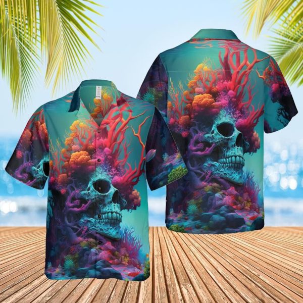 Monolith Hawaiian Skull Shirt, Summer For Men and Women Jezsport.com