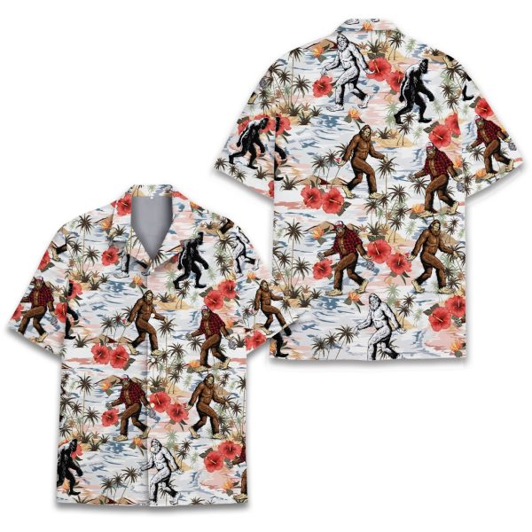 Bigfoot Hawaiian Shirt, Summer Shirt For Men and Women Jezsport.com