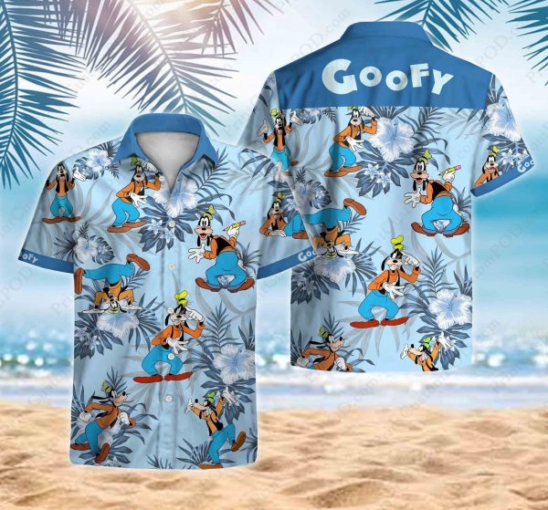 Goofy Hawaii Shirt, Mickey and Friends Tropical Hawaiian Shirt, Summer For Men and Women Jezsport.com