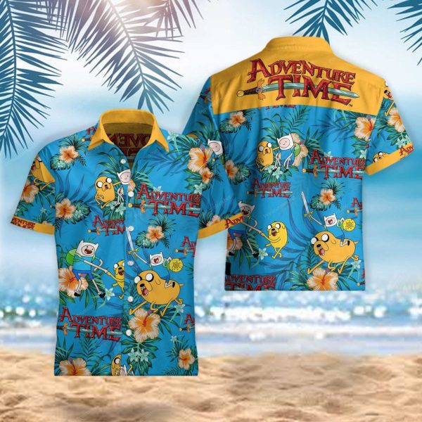 Adventure Time Hawaii Shirt, Adventure Time Tropical Hawaiian Shirt, Summer For Men and Women Jezsport.com