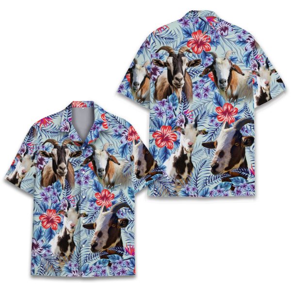 Tropical Goat Hawaiian Shirt, Summer For Men and Women Jezsport.com